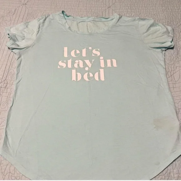 GAP Light Blue Forever Favorite Lounge Tee Sz Sm - Picture 1 of 2